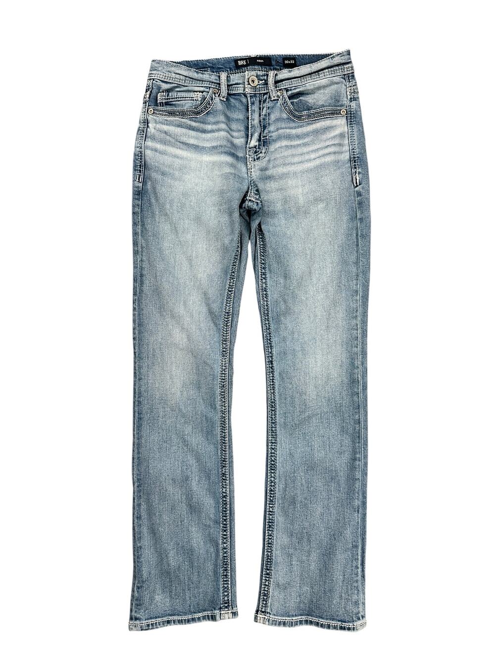BKE Aiden Boot Cut Stretch Jean in Texel Blue — Size 30x32 Men's